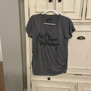 Maternity T-shirt “First time mommy”